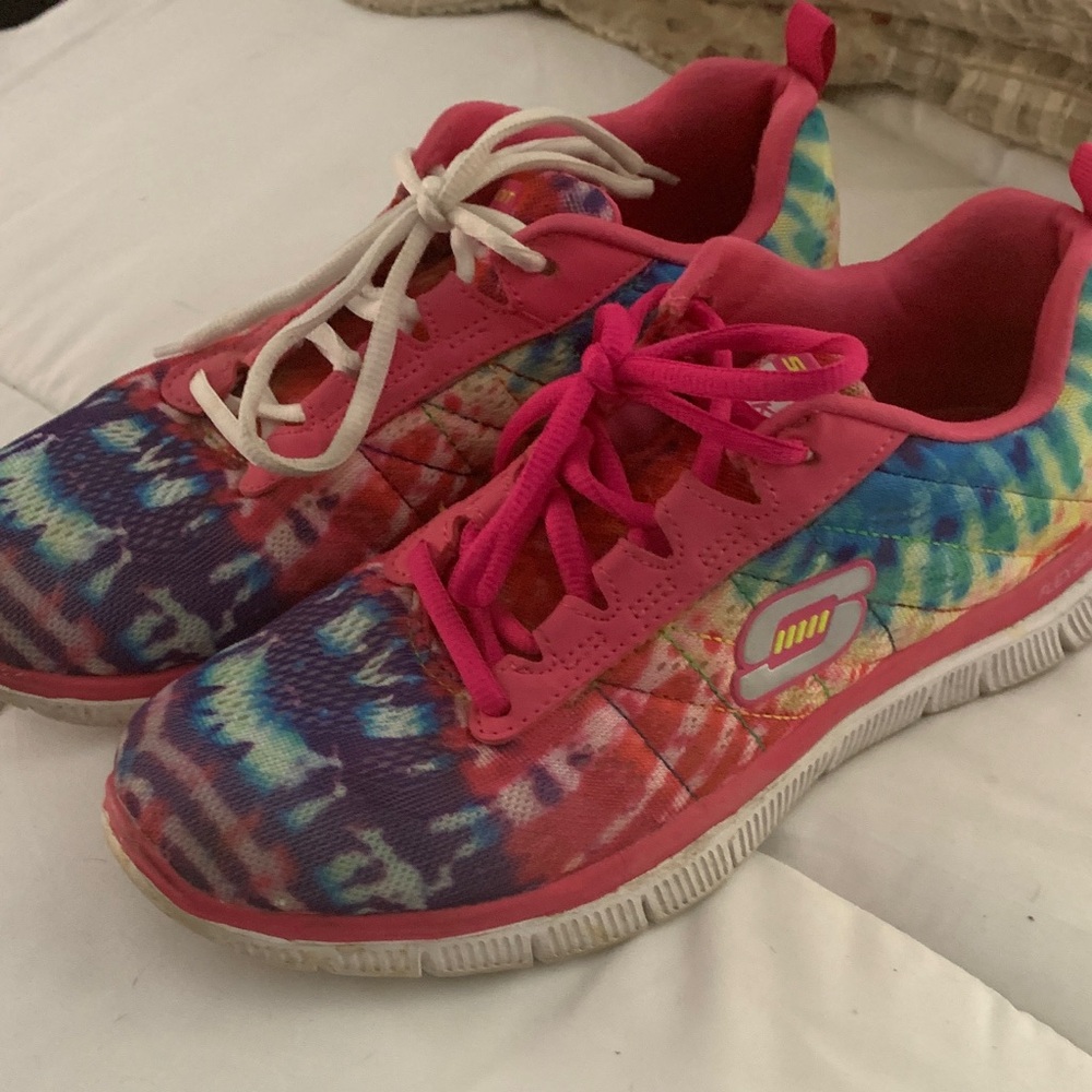 Skechers Multicolor Tie-Dye Athletic Shoes